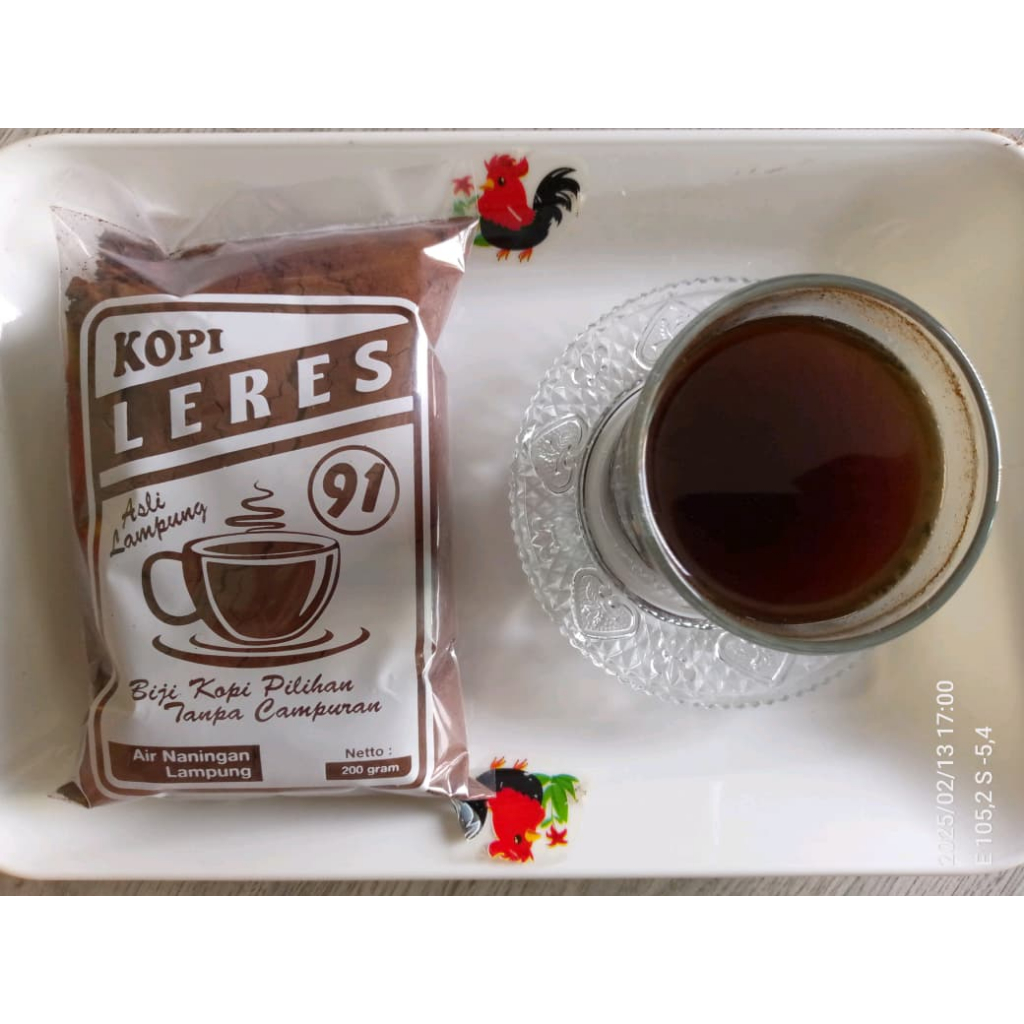 

Kopi LERES 91 Hitam Murni Tanpa Campuran 200gr Robusta Lampung