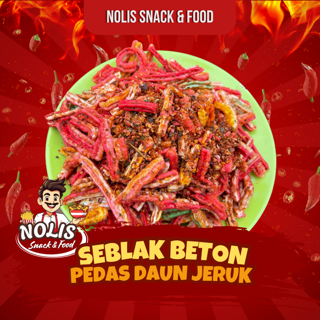 

SEBLAK BETON RENYAH - Pedas Chili Oil - Pedas Daun jeruk [NOLIS SNACK & FOOD] Seblak Jaat