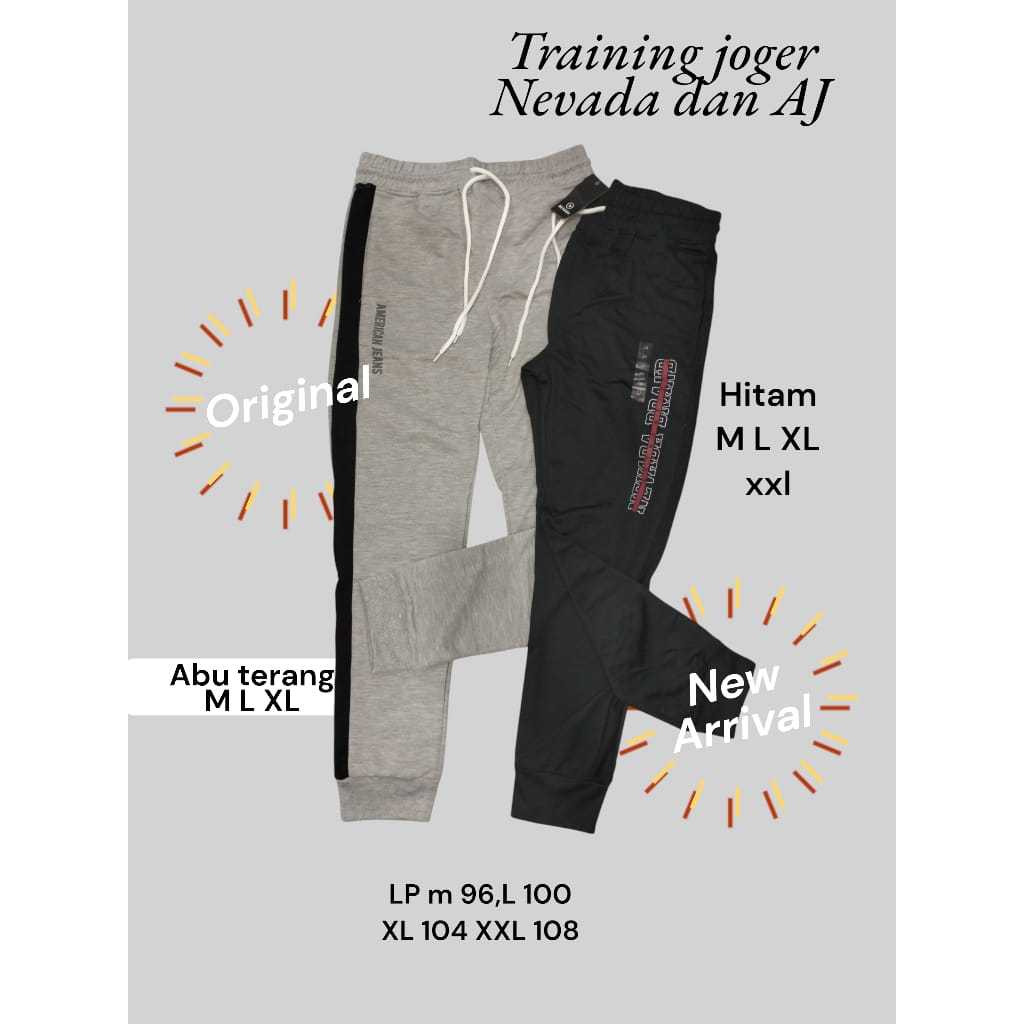 TRAINING JOGER ORIGINAL NEVADA DAN AMERICAN JEANS // BRAND MATAHARI