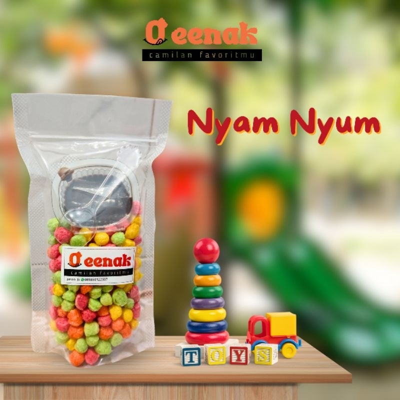 

NYAMNYUM OEENAK Rice crispy nyamnyam curah camilan anak enak