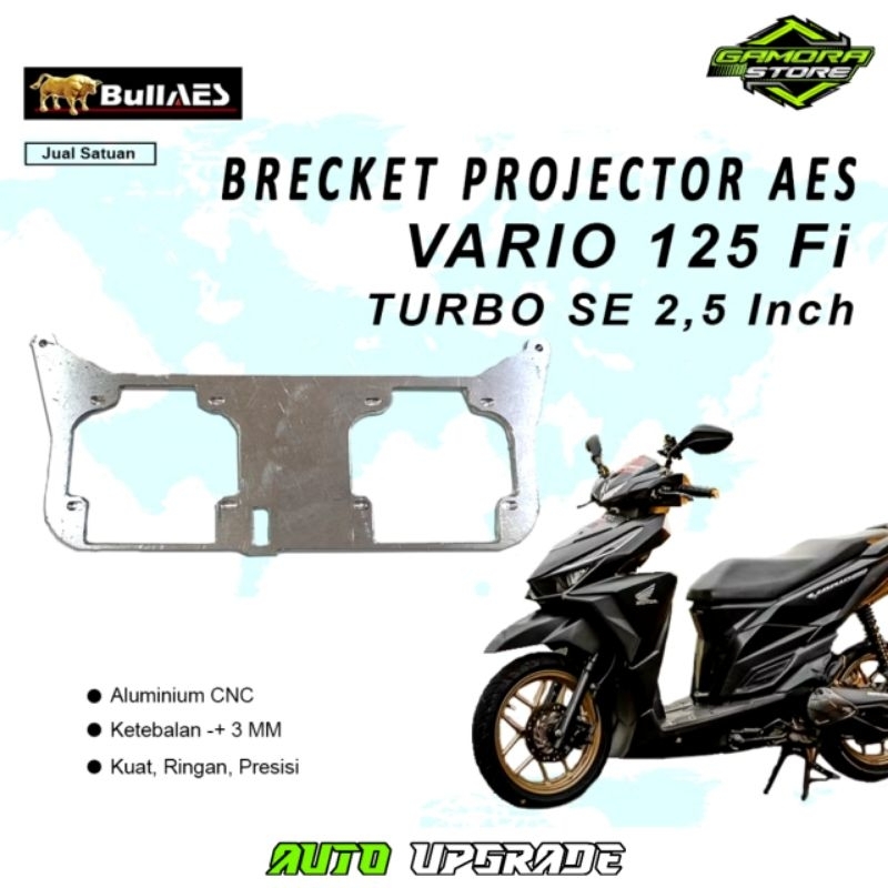 Brecket Retrofit Projector TURBO SE 2.5 Inch VARIO 125 FI