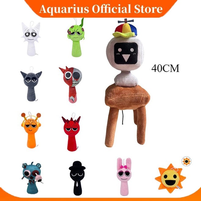BIG Boneka horor game Sprunki Plush Doll