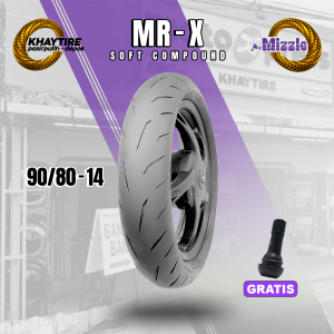 Ban Motor Matic Soft Compound MIZZLE MR-X 90/80 Ring 14 Tubeless