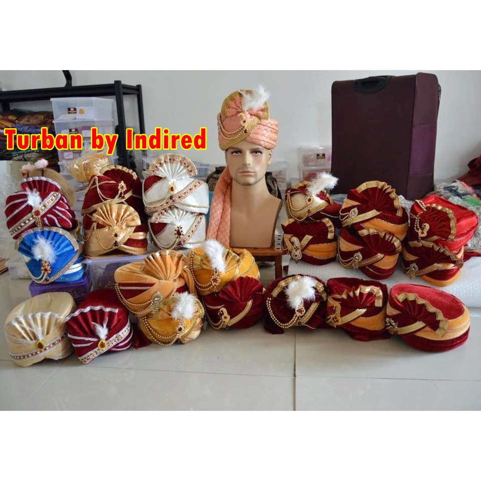 Groom Turban / Topi Pengantin Pria India