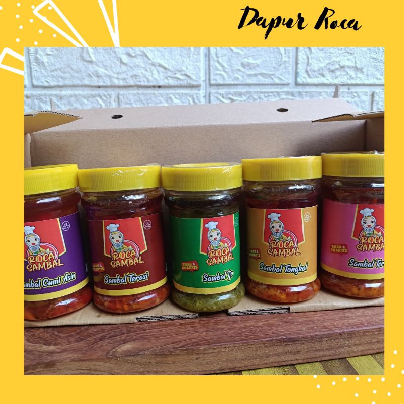 

sambal cumi/sambal ebi/sambal bawang by dapur roca