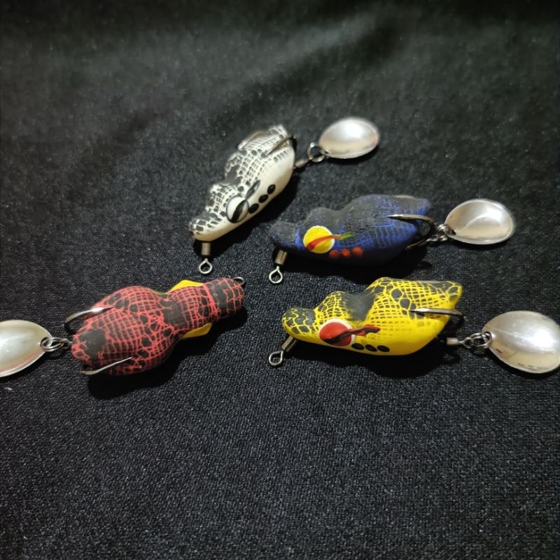 SOFT FROG BEBEK 3,8CM BIDEM LURE UMPAN CASTING GABUS DAN TOMAN