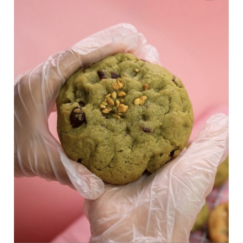 

Soft Cookies Matcha ( isi cream cheese )