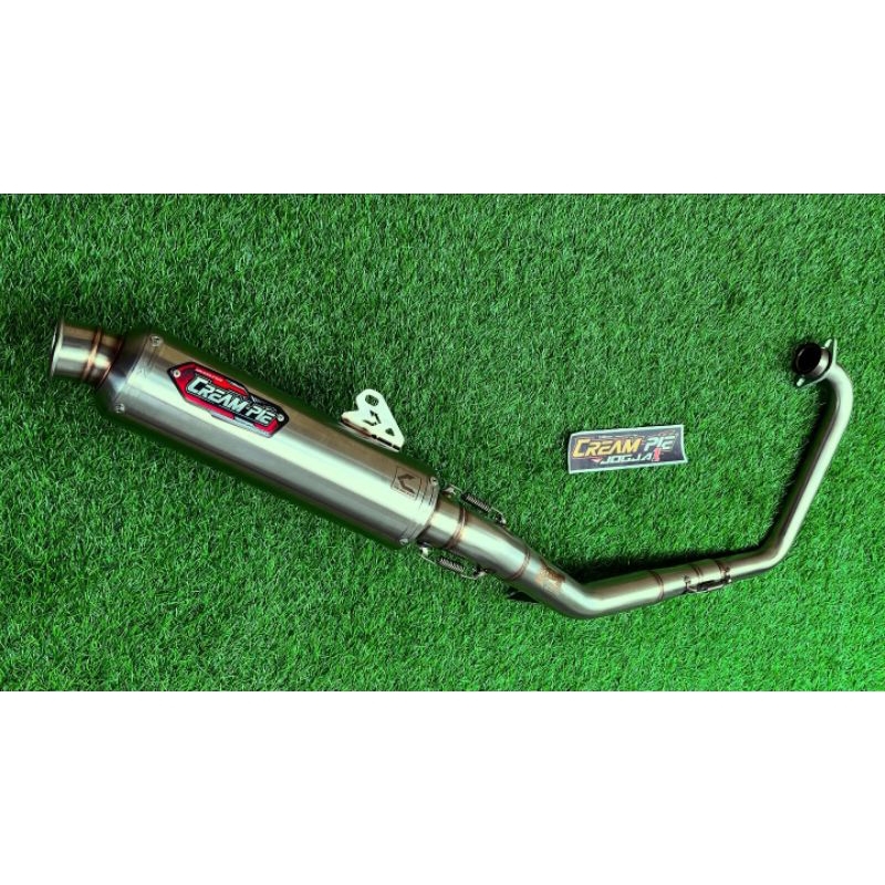 Knalpot Creampie Original Scorpio CP2 Bulat Original Racing Jogja