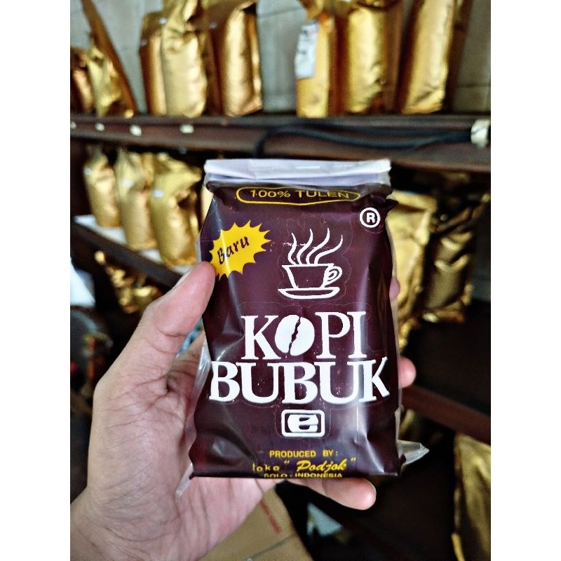 

Kopi Bubuk 250 gram 100%Tulen Di keluarkan Oleh Toko Podjok