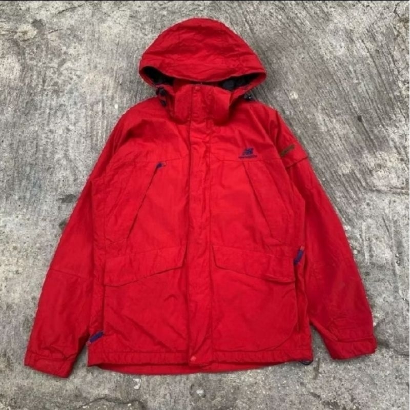 Jacket Outdoor NB parka saku samping waterproof second