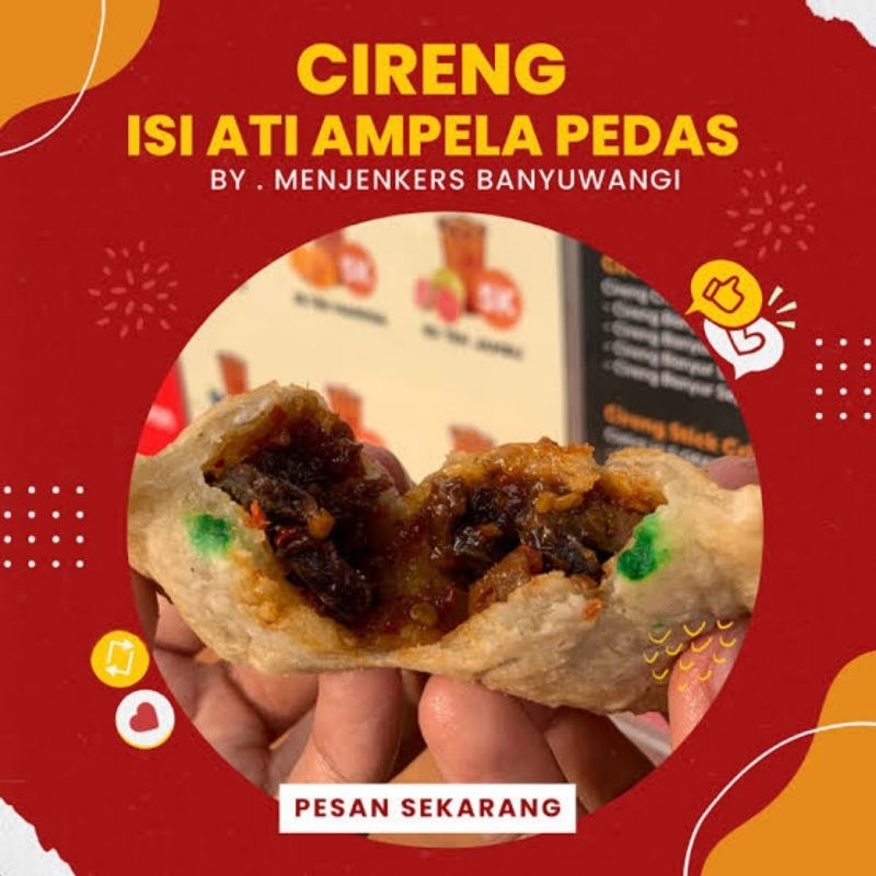 

Cireng isi Ati Ampela Pedas - Isi Ati Ampela Pedas Mercon Frozen Food