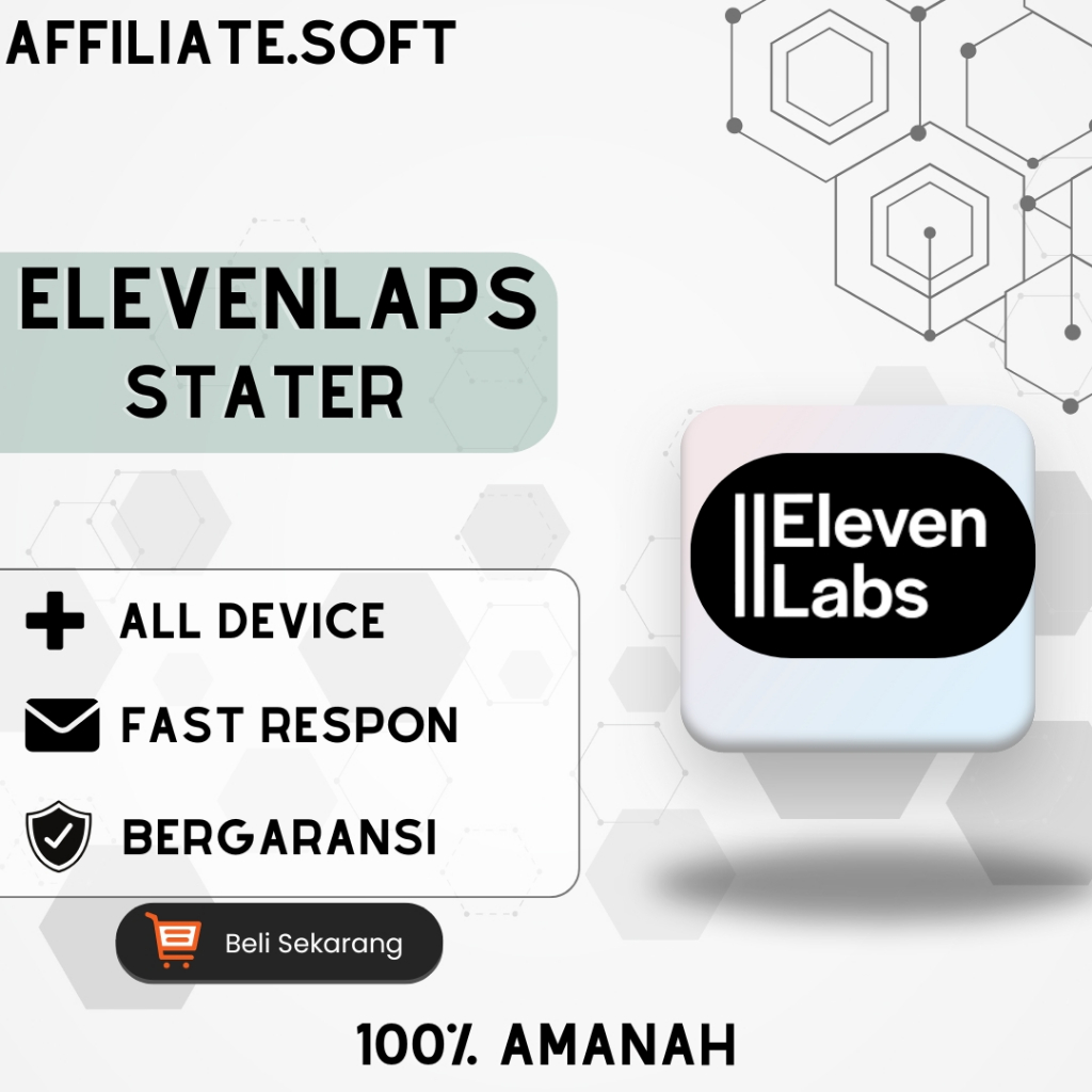 ElevenLabs Privat Stater Account 1 bulan