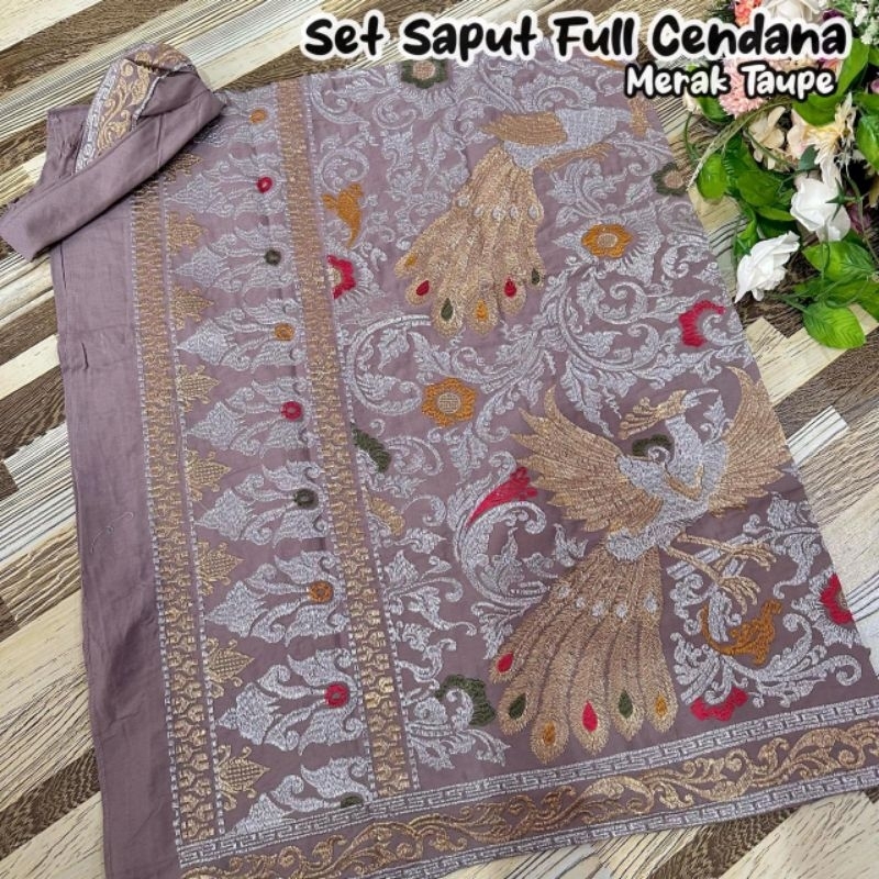 Set Saput Udeng Bordir / Busana Adat Pria Bali / Udeng Bordir