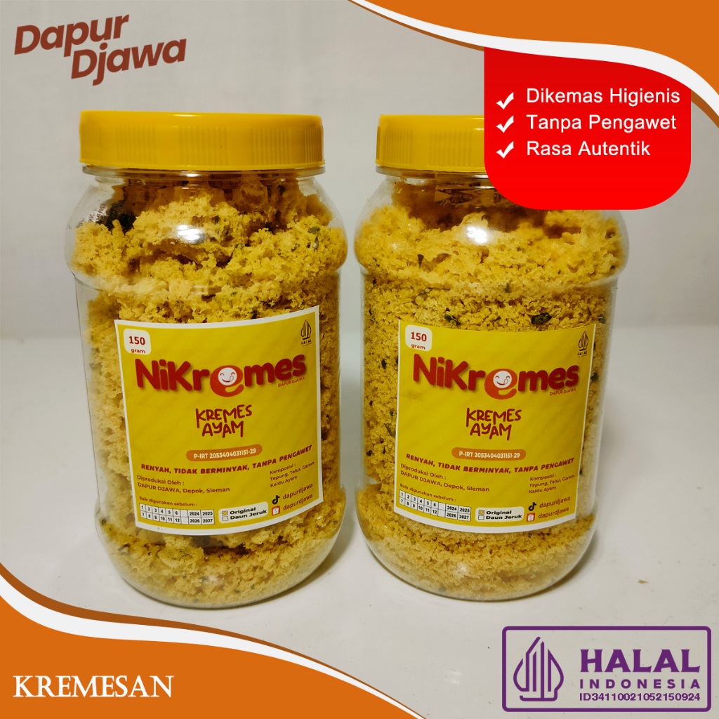 

NiKremes - Kremesan Isi 2 | Kremes Ayam Non MSG
