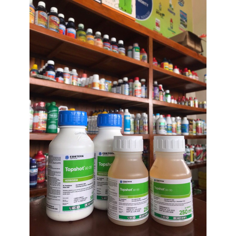 TOPSHOT 60 OD | HERBISISDA TOPSHOT CORTEVA | HERBISIDA SELEKTIF PADI | HERBISIDA PURNA TUMBUH | OBAT