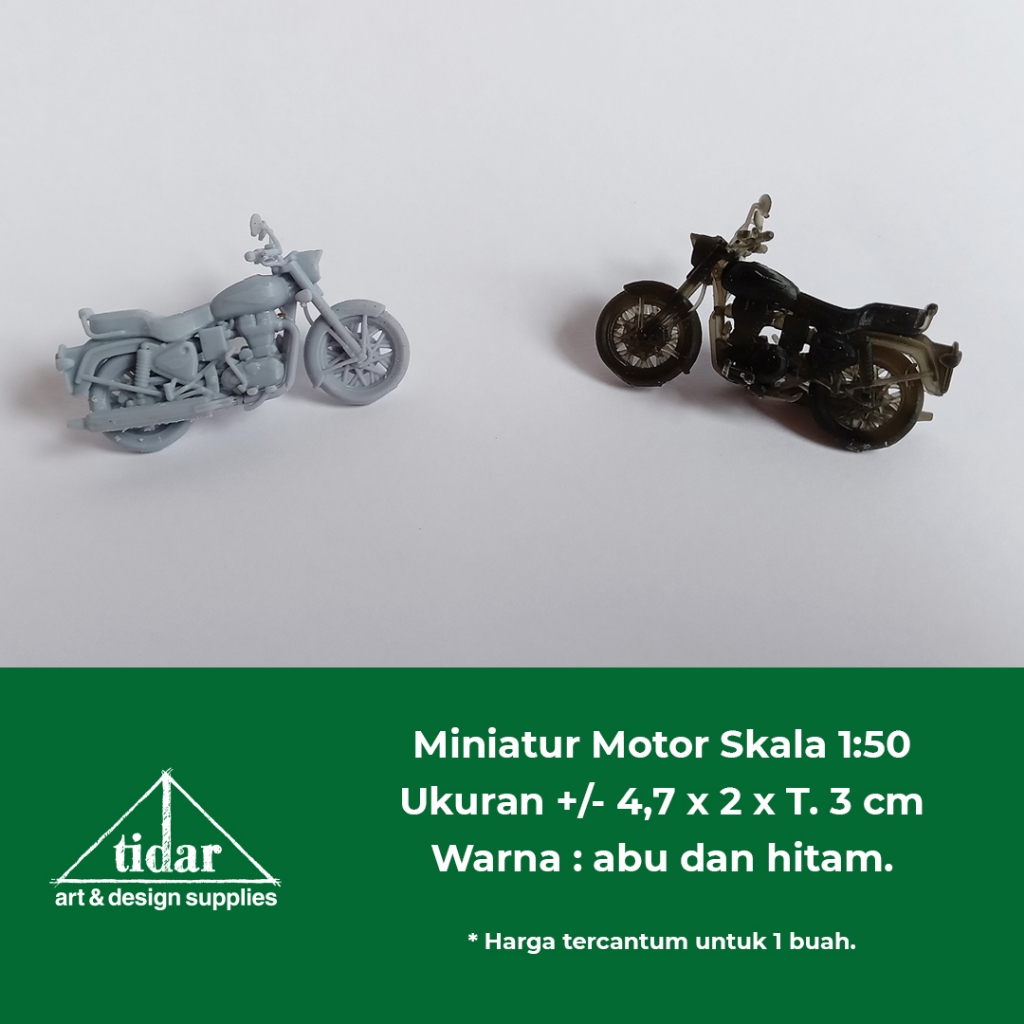 

[MR] HB - Miniatur Motor Skala 1:50 - Maket Sepeda Roda Dua