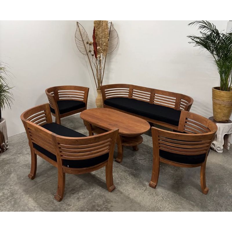 SET TAMU CANTIK KAYU JATI JEPARA | KURSI TAMU CANTIK MINIMALIS JATI | MEJA TAMU CANTIK MINIMALIS JEP