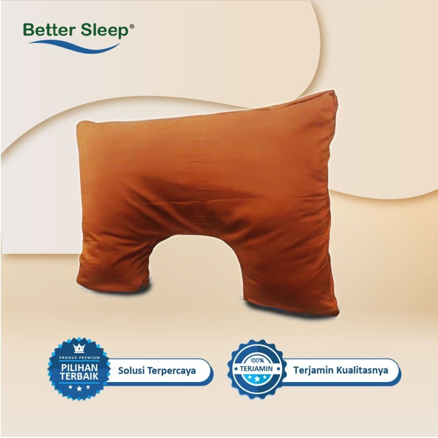Bantal tidur U shape Better Sleep / FREE SARUNG BANTAL best