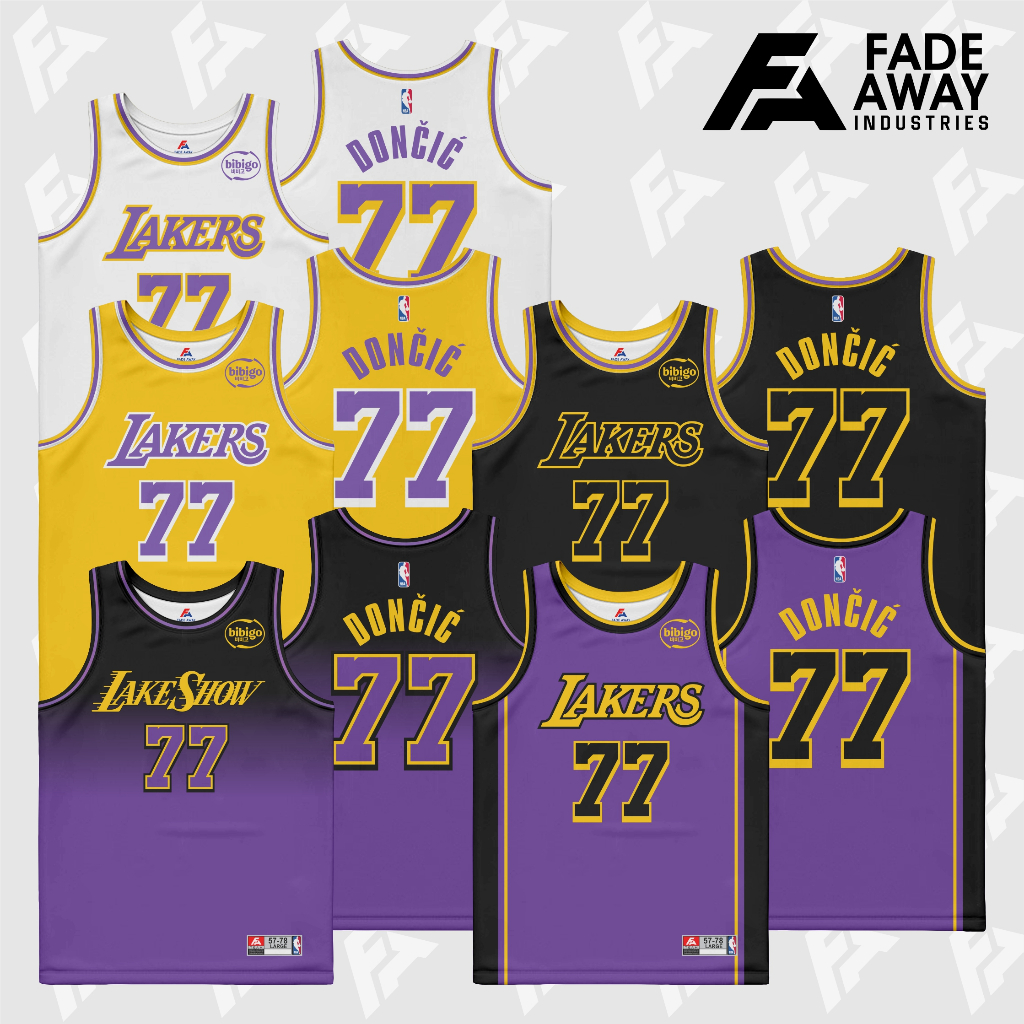JERSEY BASKET DONCIC #77 LA LAKERS