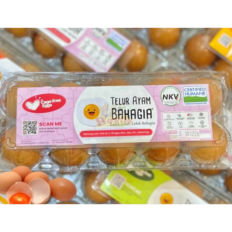 

Telur Ayam Bahagia Omega (Free Range)