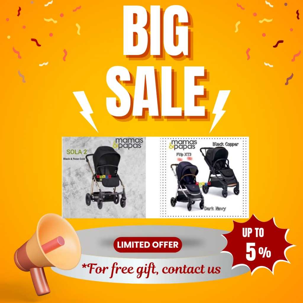 PROMO BIG SALE Stroller Mamas & Papas Sola 2 Stroller Reversible Bisa Dua Arah Premium Elegant Mamas