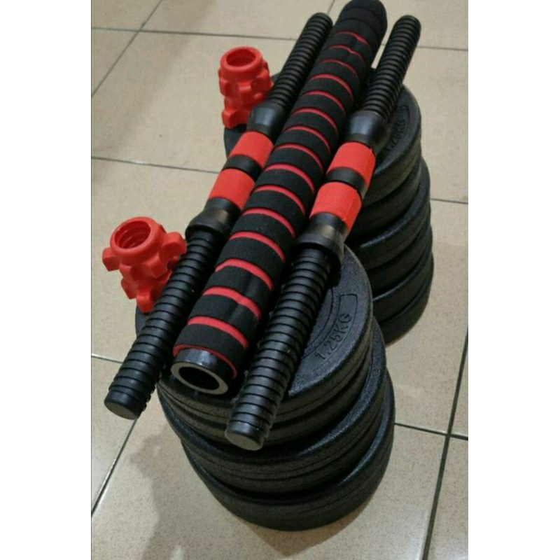 Set Dumbell PVC 20kg + Konnector BJM¹
