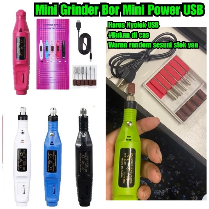 Bor Mini Grinder bor kecil penghalus Bor Listrik mini drill grenda keci untuk kerjainan penghalus ku