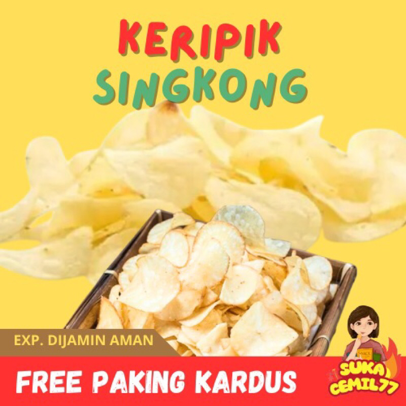 

Keripik Singkong Asin Gurih 250 gram