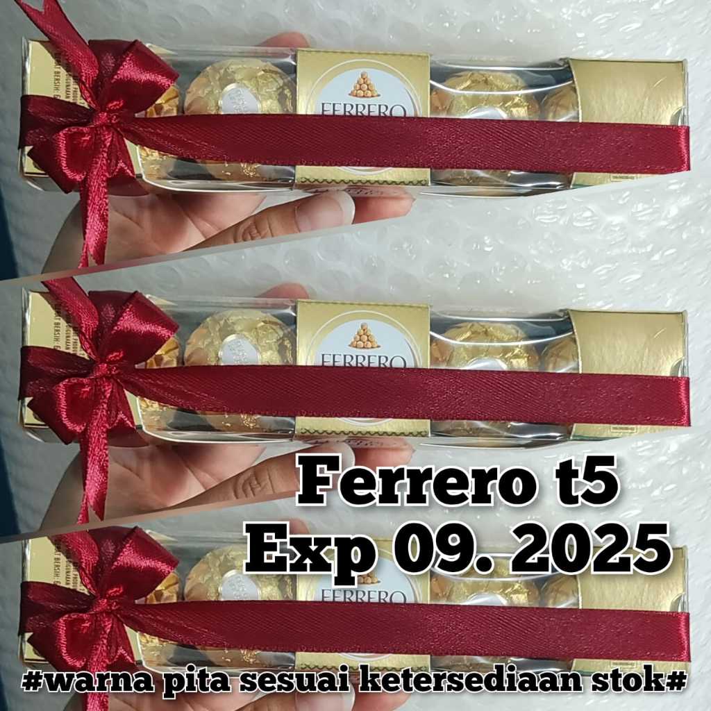 

Cokelat Coklat Ferrero Rocher T5 isi 5 Chocolate ferrero isi 5