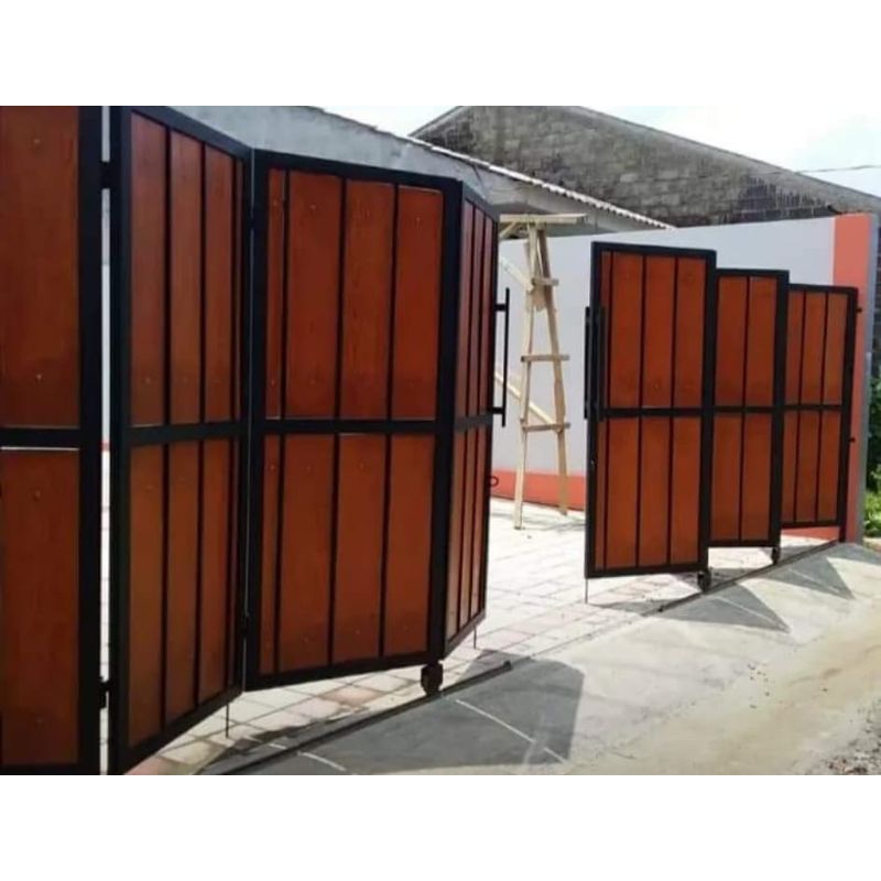 pagar lipat GRC minimalis