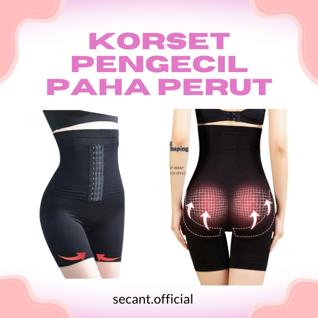 Korset Celana Melangsingkn Pelangsing Perut Buncit Wanita SEPAHA KANCING Leging Legging Korset Postp