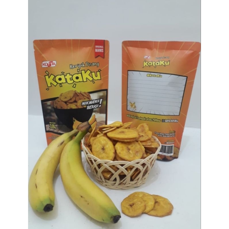 

Keripik Pisang Manis Madu Koin 100gram | Snack Rasa Original Manis Renyah | Cemilan Premium Enak Murah | Kataku Keripik Pisang Manis