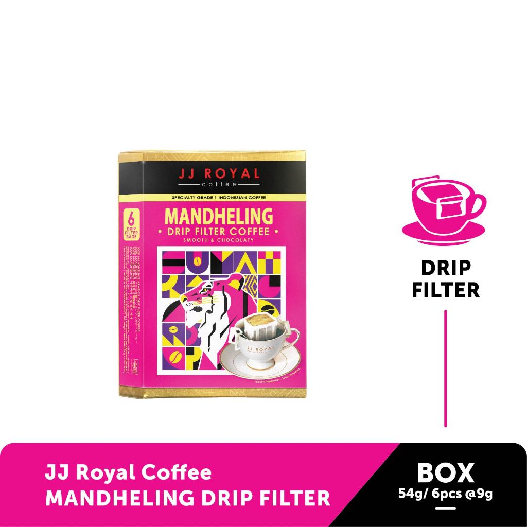 

JJ Royal Coffee Mandheling Arabica Drip Filter Inner Box 6sch