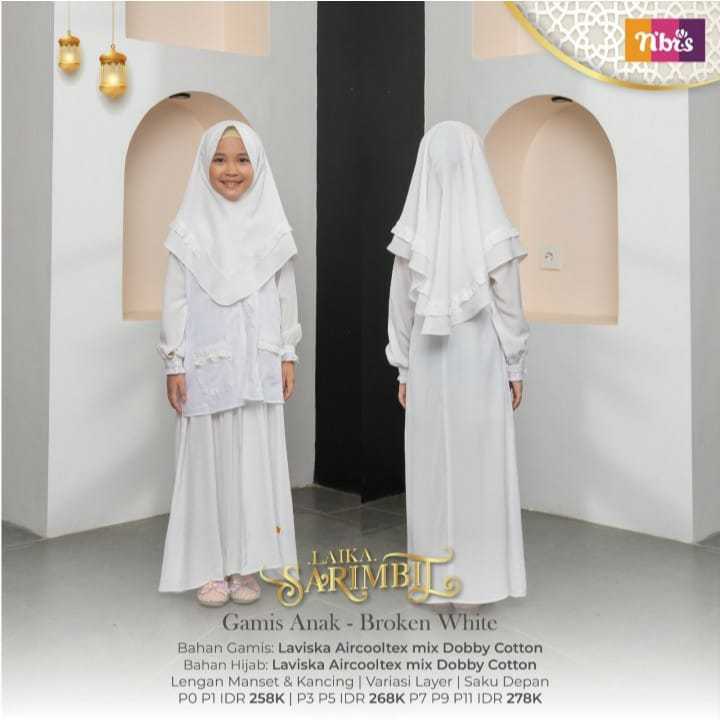 GAMIS ANAK SARIMBIT NIBRAS 2024 GAMIS ANAK MURAH NBRS SARIMBIT 2024