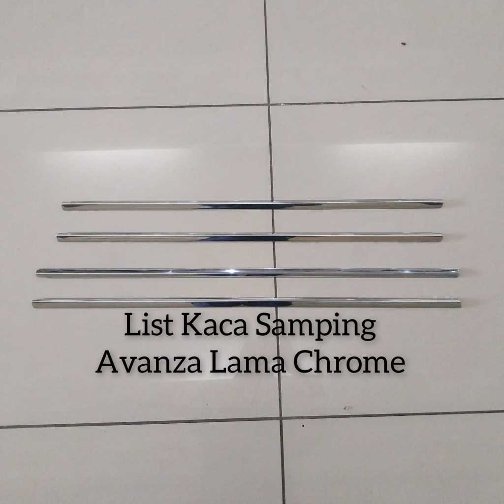 List Kaca Samping Mobil Avanza Lama Chrome