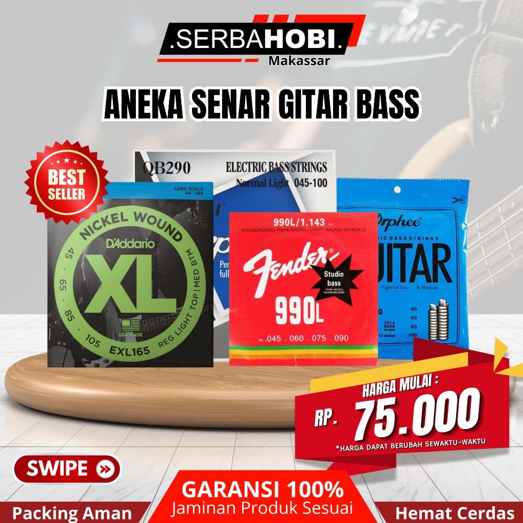 SENAR BASS / SENAR BASS ELEKTRIK / SENAR GITAR BASS MURAH