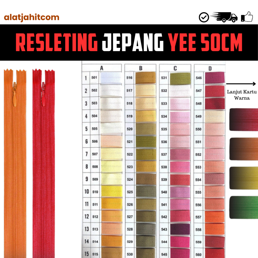 Resleting Jepang 50cm/20inc YEE