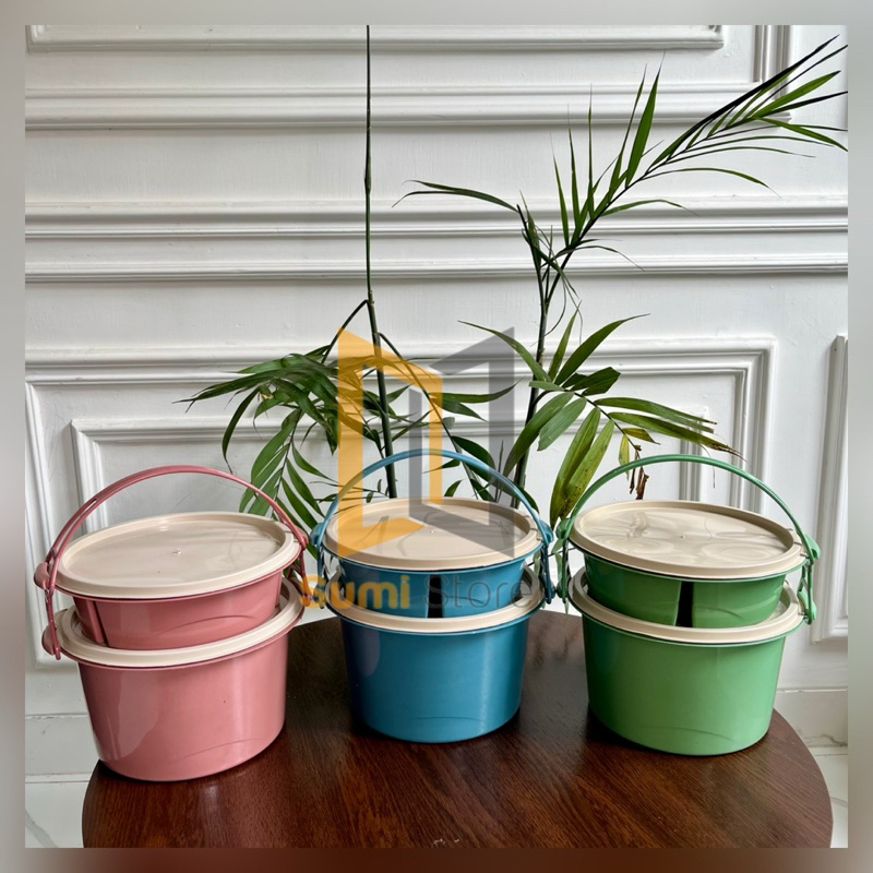 RANTANG BULAT PLASTIK MURAH SSN2 ICE BLUE/ RANTANG HAJATAN MURAH ICEBLUE/ RANTANG MAKANAN HAJATAN