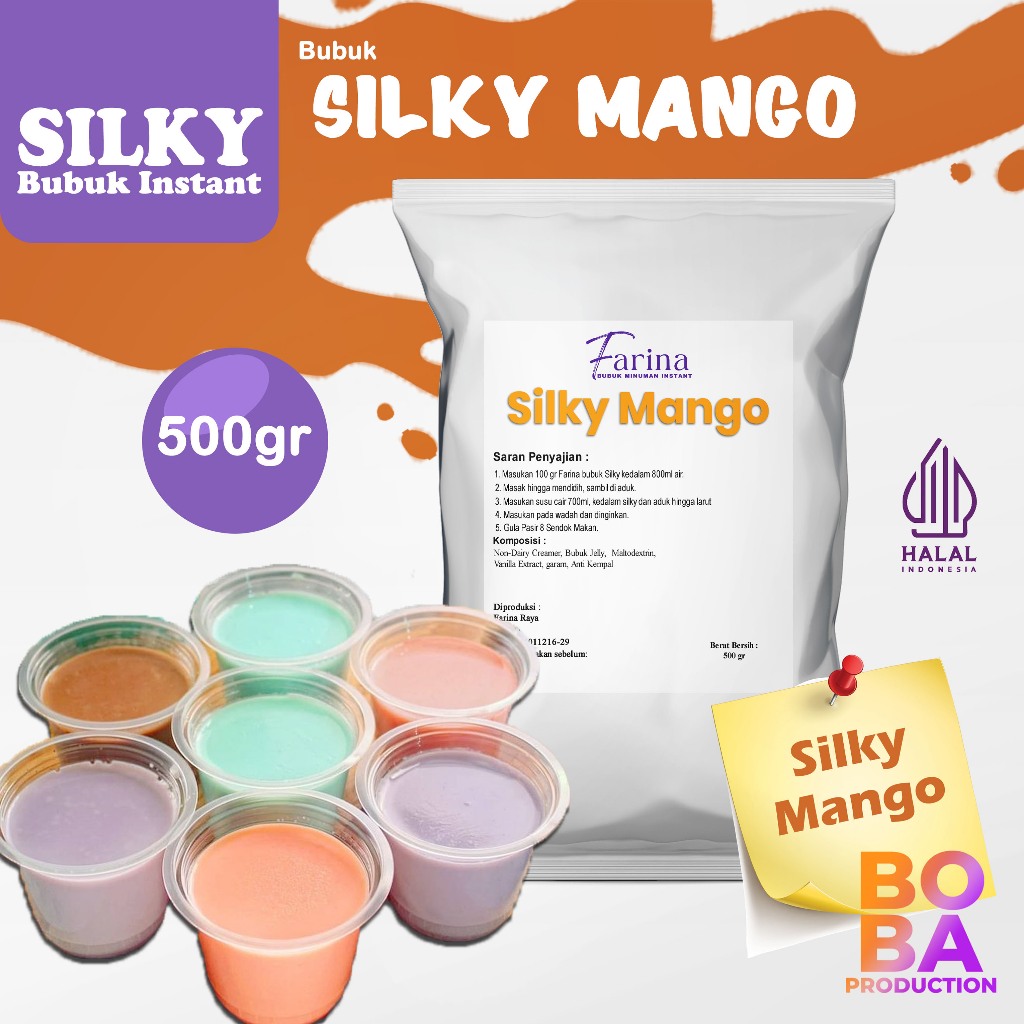 

Silky Pudding Mango 500gr #silky pudding #jelly #puding - BobaProduction