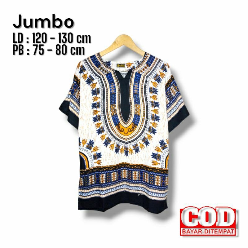 Baju kaos dashiki Bg jumbo/ baju kaos pria wanita/ baju kaos dashiki bg jumbo