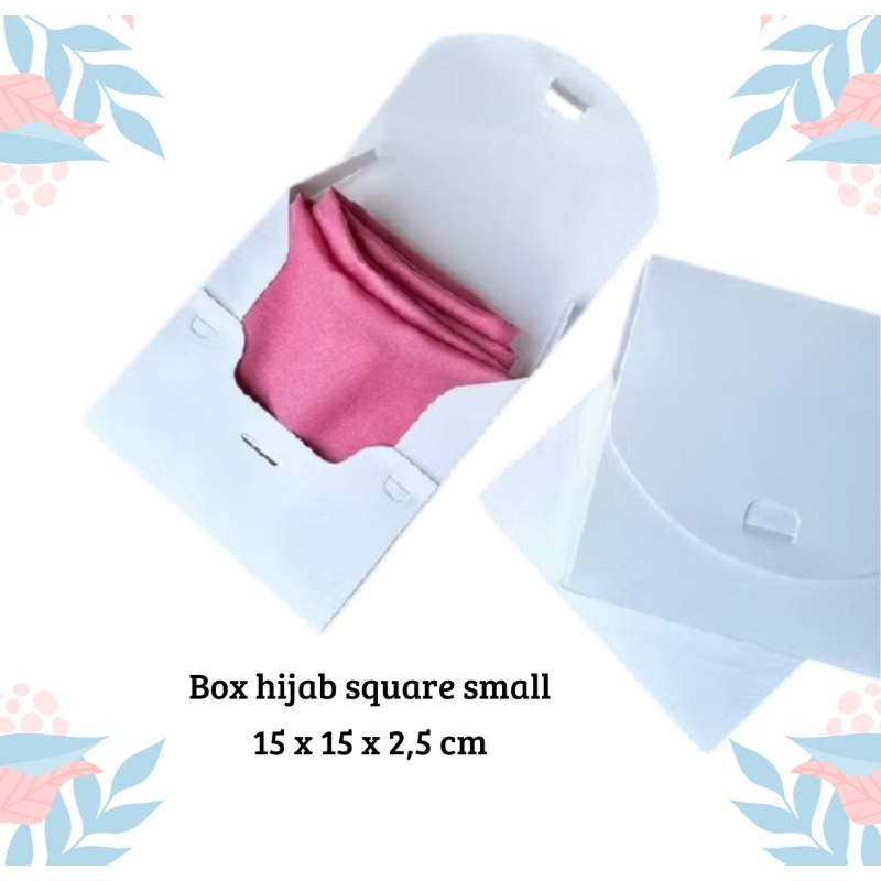 

Littleduck collection - Box Hijab Square : Box Hijab /Box Jilbab /Scraft Small - IVORY WHITE