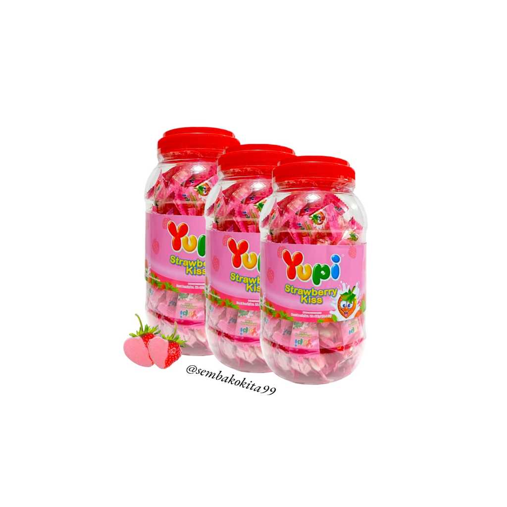 

Yupi Strawberry Kiss Toples || 300gr