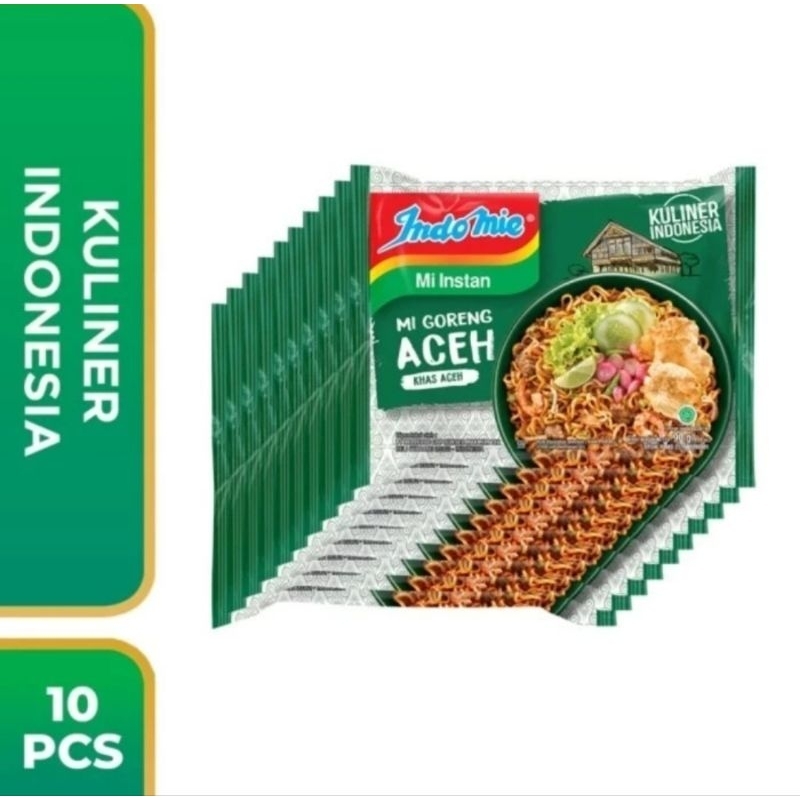 

INDOMIE GORENG ACEH / MIE GORENG ACEH / INDOMIE KULINER / INDOMIE RASA ACEH - 10 PCS