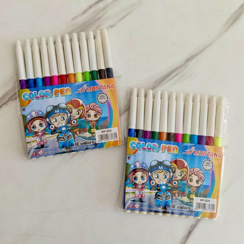 

Montana Spidol 12 Warna / Color Marker Montana / MP-828