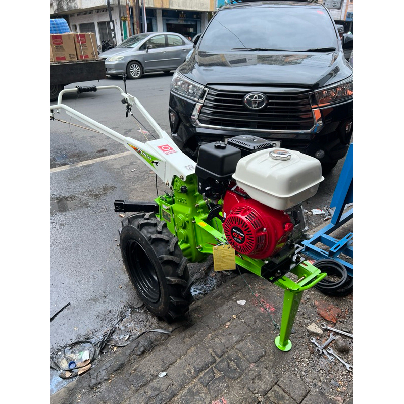 Mesin Traktor Bajak Sawah QUICK IMPALA Lahan + Engine Honda GX 270