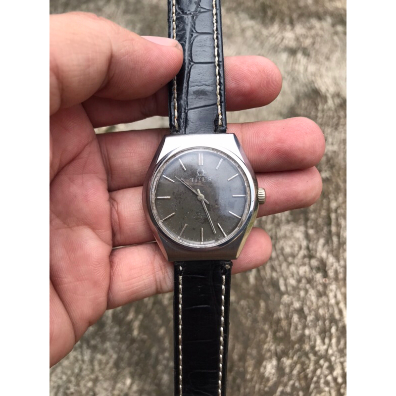 jam tangan solvil el titus manual movement vintage second bekas