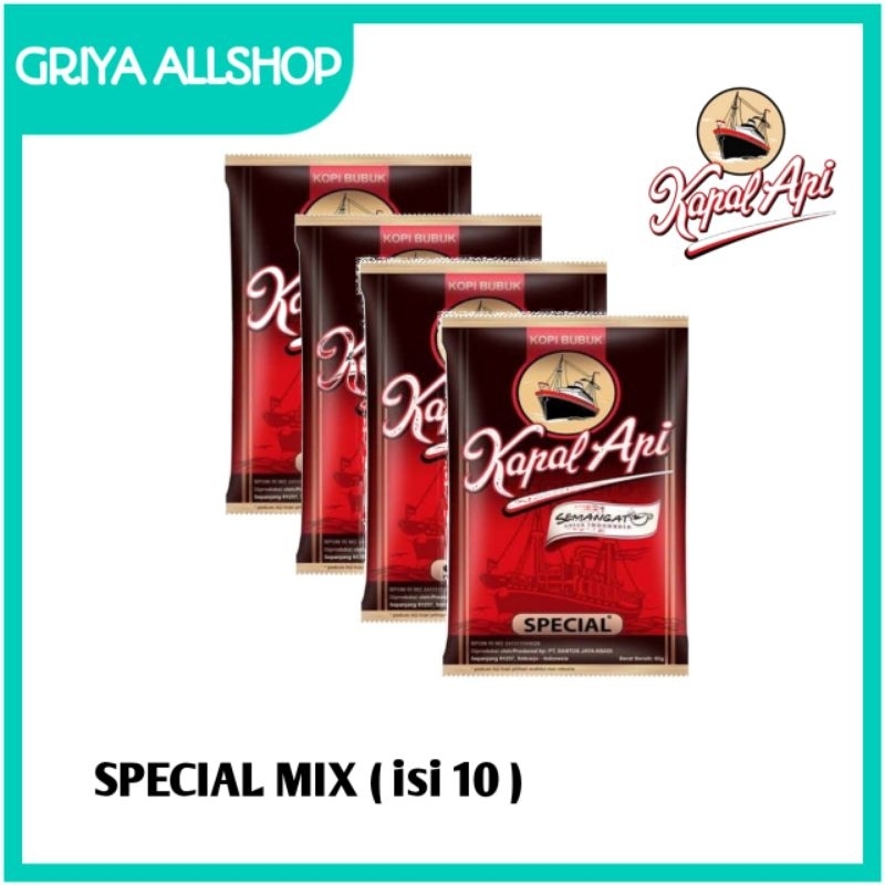 

Kopi Kapal Api Special Mix 25 gr Renceng isi 10