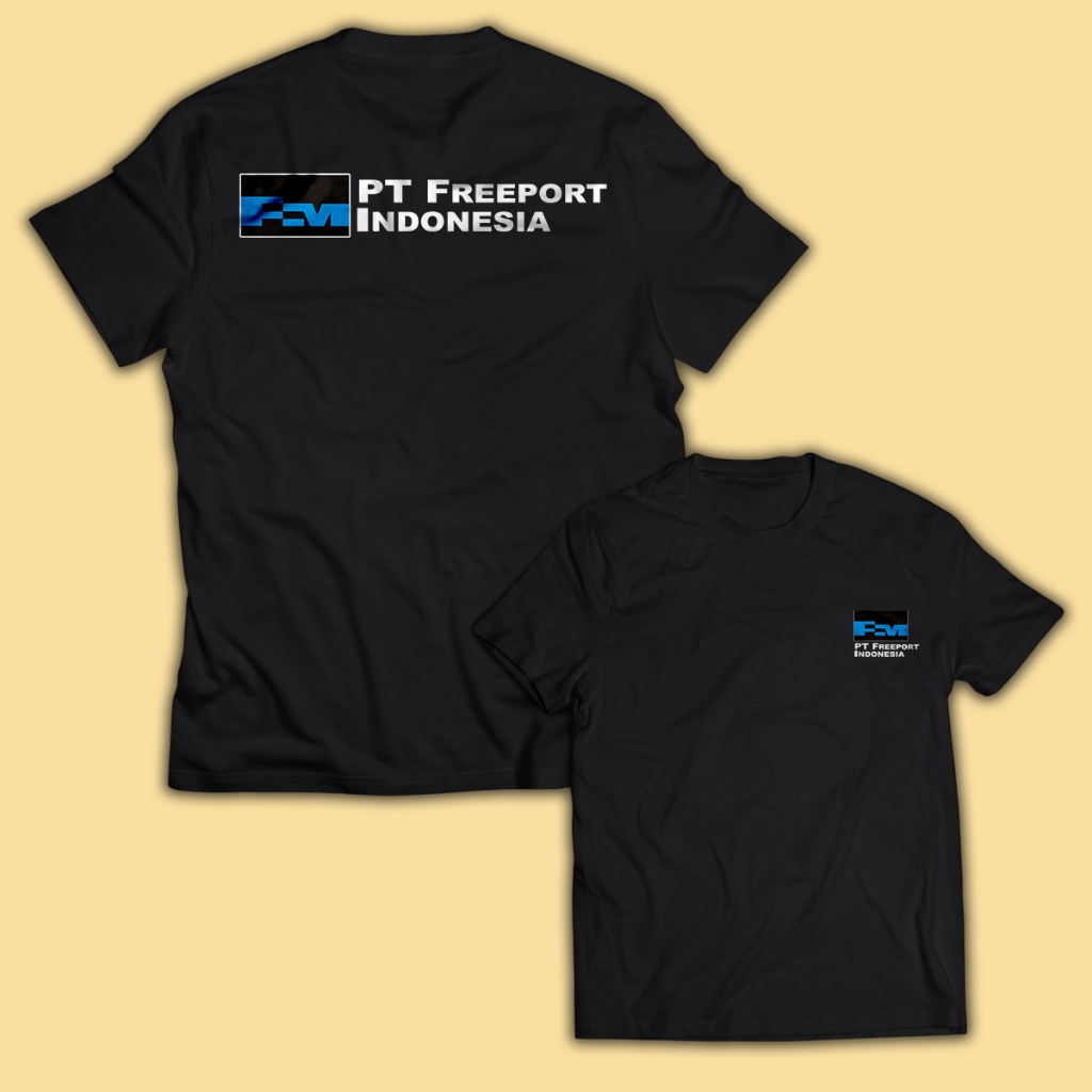 Kaos Pria FREEPORT INDONESIA Tambang Emas Dewasa Baju Atasan Unisex PakeKaos