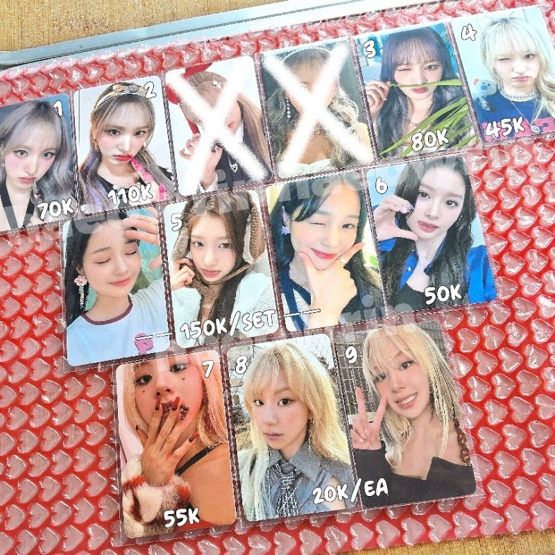 pc photocard sullyoon nmixx chaeyoung kuku fol ready to be twice