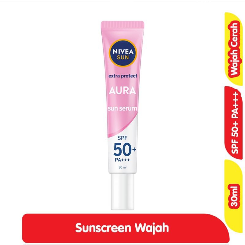 Nivea Sun Serum Wajah Extra Protect Aura SPF 50 30 ml